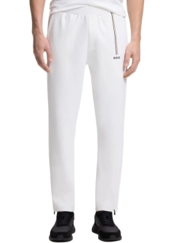 Мужские теннисные штаны BOSS TOC Game Jersey - white
