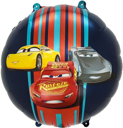 Шар Круг (18''/46 см) "Машины Тачки"