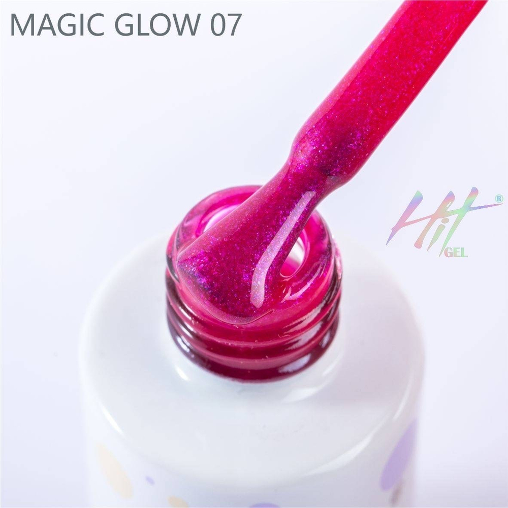Гель-лак ТМ "HIT gel" №07 Magic glow, 9 мл