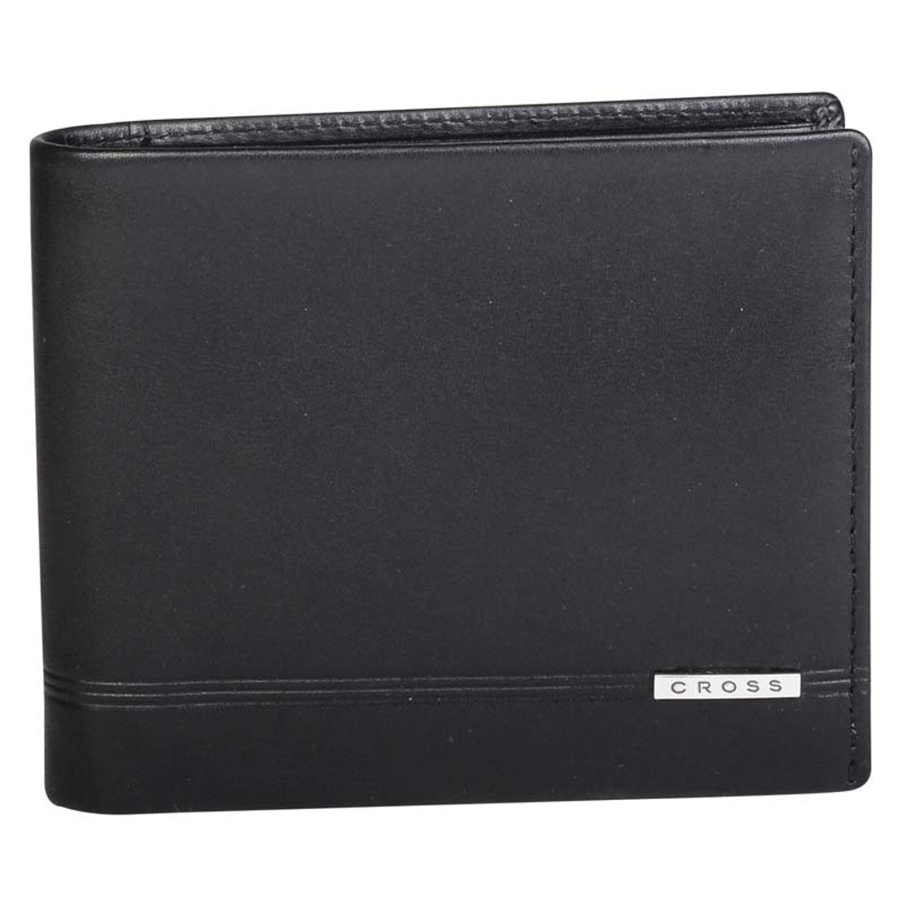 Кошелёк Cross Classic Century, кожа наппа, гладкая, чёрный, 11 х 1,5 х 9 см