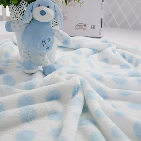 Плед детский с игрушкой Sofi De MarkO №2 голубой