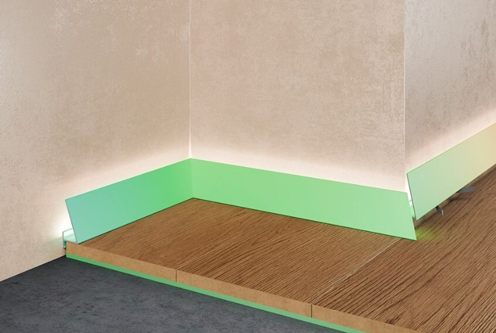 Щелевой плинтус Pro Design Corner 570 любой цвет, 2600x15,5x35 мм