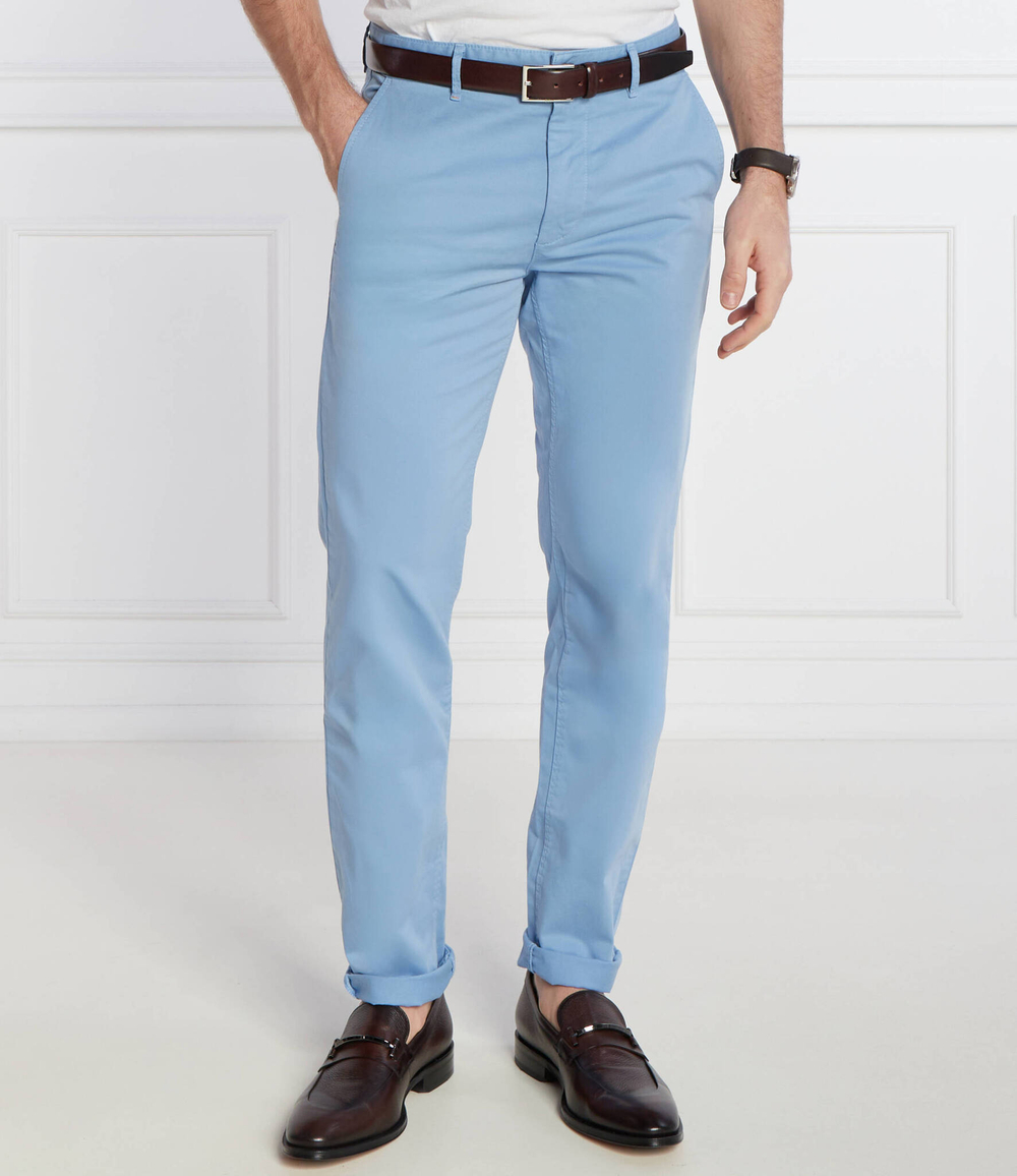 Чиносы BOSS ORANGE - голубой(50510933)