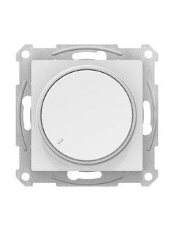 Светорегулятор AtlasDesign (диммер) повор-нажим. LED RC 400Вт мех. лотос SE ATN001323