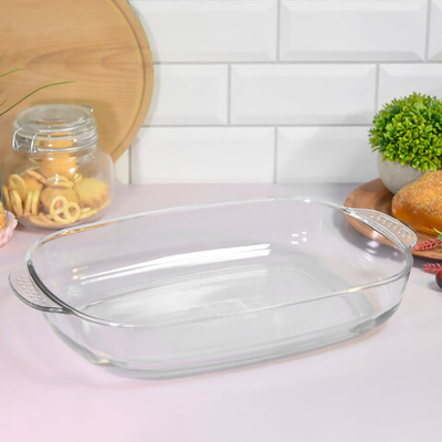 Форма жаропрочная 3,9л прямоугольная с ручками 41*26*6см тм Appetite