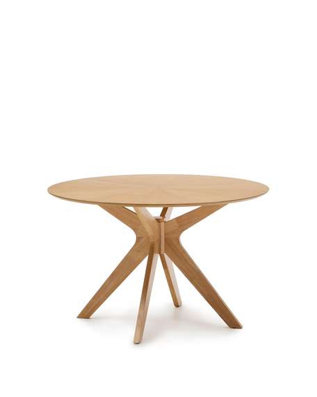 Стол Naanim Ø120 см из дубового шпона