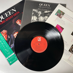 Винтажная виниловая пластинка LP Queen Greatest Hits (Япония 1981) (Оби)