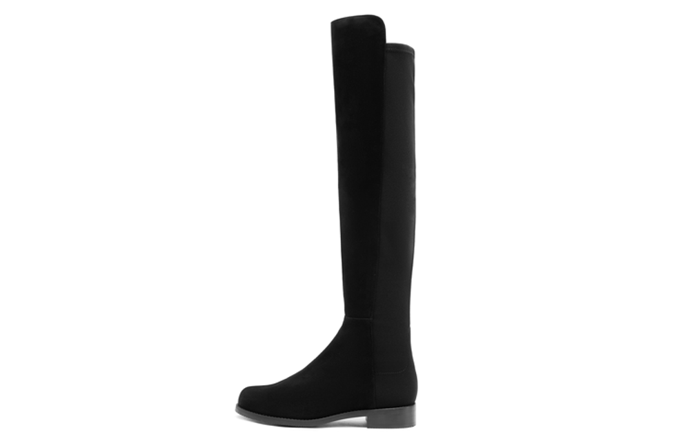 Stuart Weitzman/SW 5050 Leather Over The Knee High Boots Women"s Black