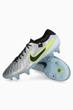 Бутсы Nike Tiempo Legend 10 Elite SG-Pro Anti Clog - серебряный