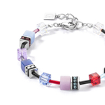 Браслет Coeur de Lion Red-blue-lilac 2838/30-0330