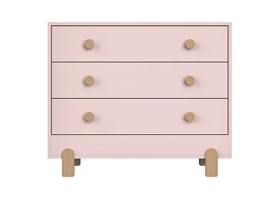 Комод Ellipse Ice-cream 3 ящика Розовый