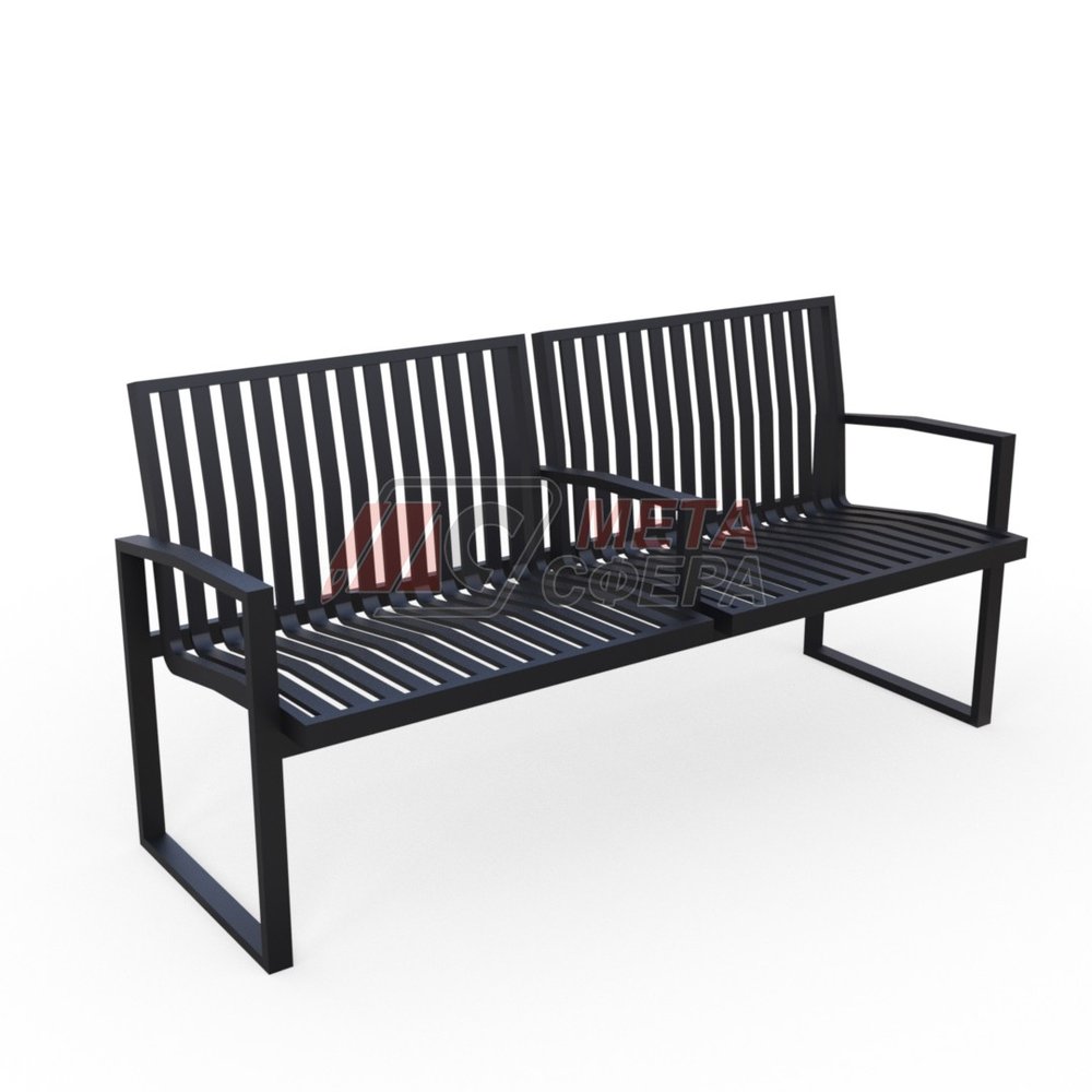 Скамейка Ньюпорт металл