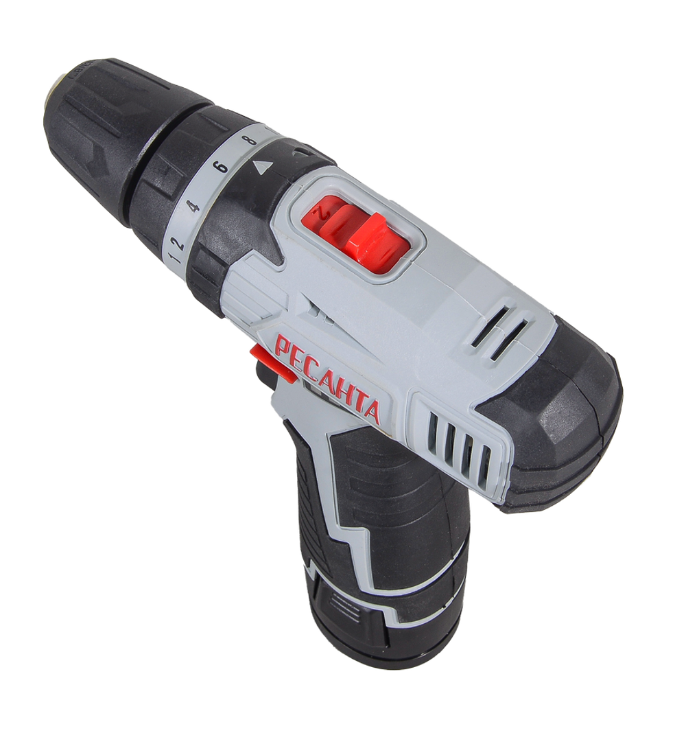 Дрель-шуруповерт аккумуляторная Ресанта ДА-12-2Л