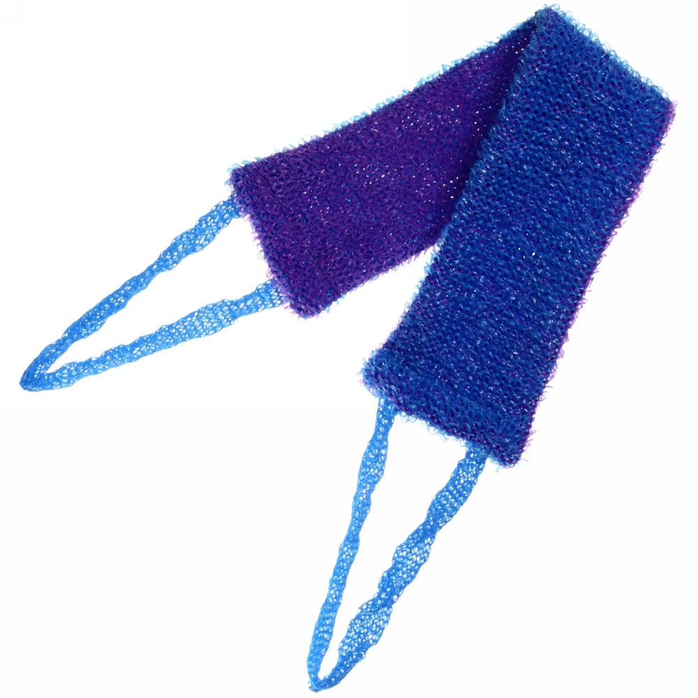 Мочалка для тела полипропиленовая «Пояс банный», двусторонний, 50*10см