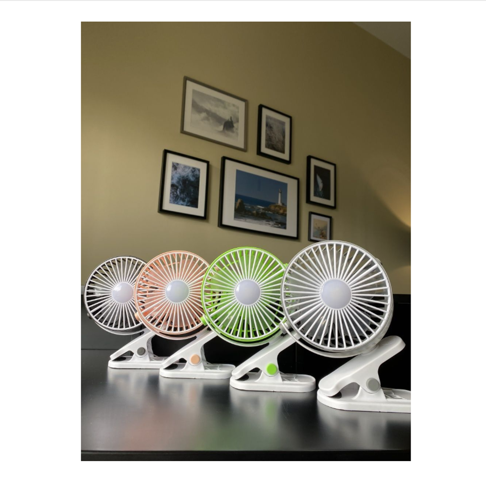 Вентилятор аккумулят. + светильник NGY HYF-M2027-B