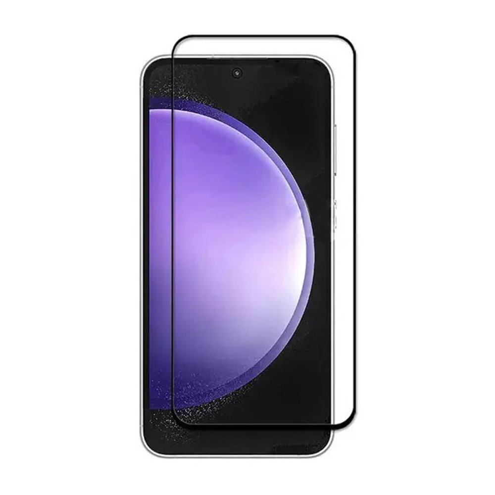 Защитное стекло для Samsung Galaxy S23 FE, полная проклейка, MosSeller