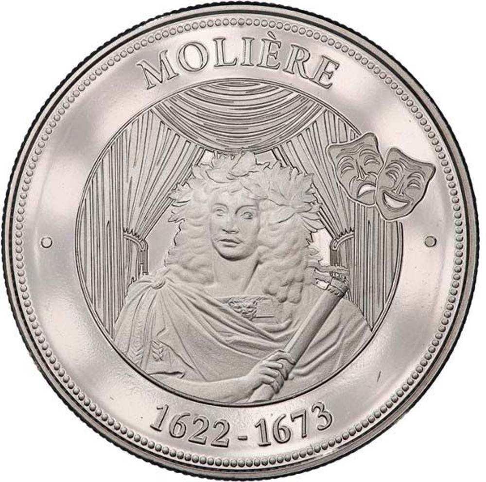 France, Molière Commemorative Medal, Date Unknown
