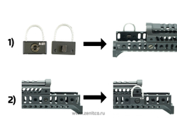 Зенитка — Антабка "А-2Л" (материалы: сплав алюминия Д16Т, цвет: чёрный)