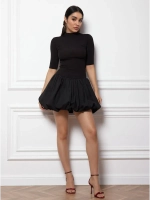 Вечернее мини платье баллон праздничное