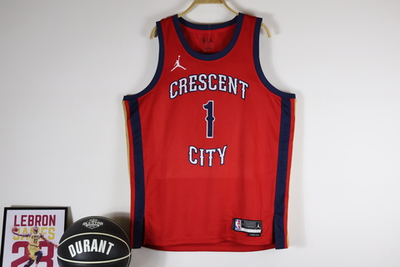 Баскетбольная джерси Зайона Уильямсона «Нью-Орлеан Пеликанс»