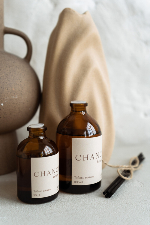 Диффузор в янтарной колбе "Табако ваниль" (100 мл)