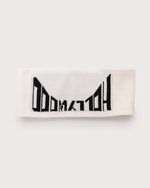 RICK OWENS DRKSHDW ПОВЯЗКА НА ГОЛОВУ С ЛОГОТИПОМ БЕЛАЯ DRKSHDW