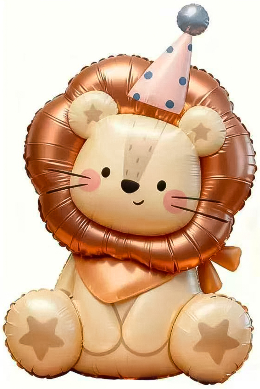 Купить фигурный шарик с гелием в виде львенка