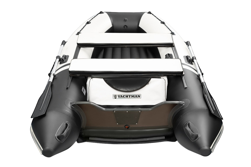 Накладки на банки комплект 116х25 Yachtman 300, 320, 340, 360 НДНД белый/черный