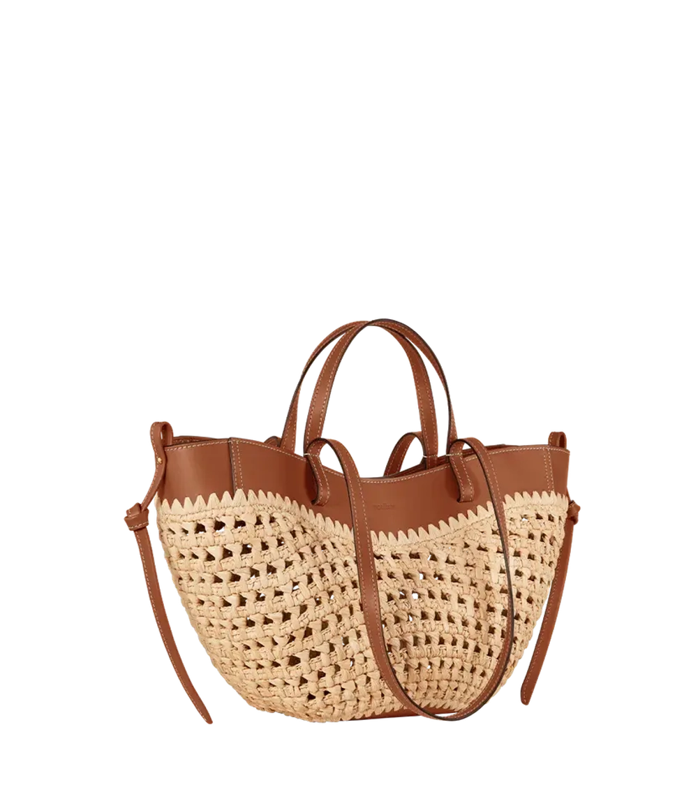 POLENE СУМКА CYME MINI, РАФИЯ