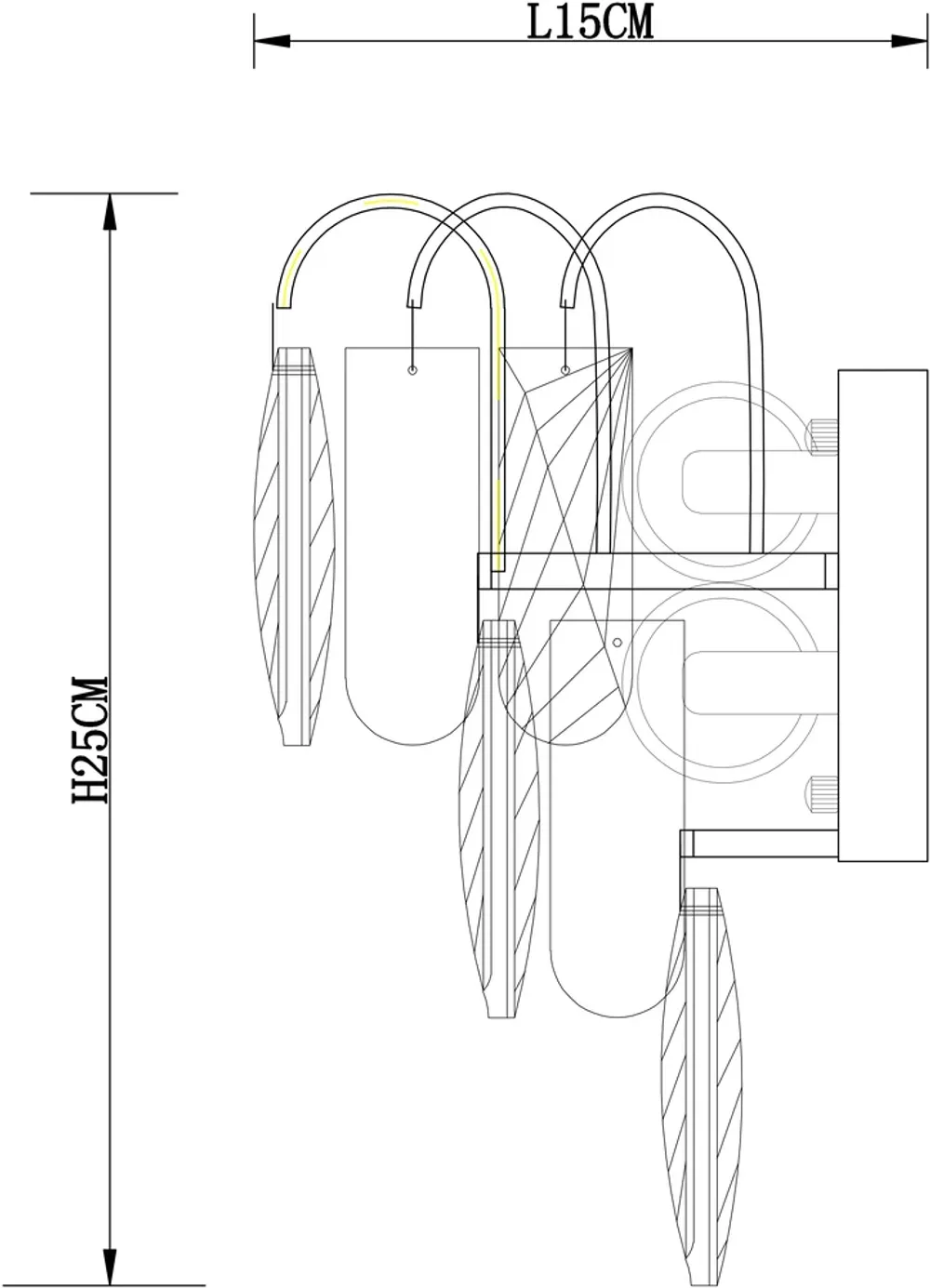 Настенный светильник Arte Lamp Vivien