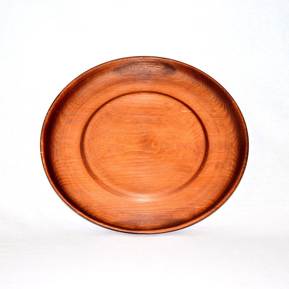 Деревянная тарелка Art of Siberia из дерева сибирский кедр 350 мм. T18