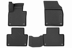 Коврики Standard, 3D в салон VOLVO XC90, 2015- , 4 шт. (полиуретан, чёрные) Element.CARVOL00003