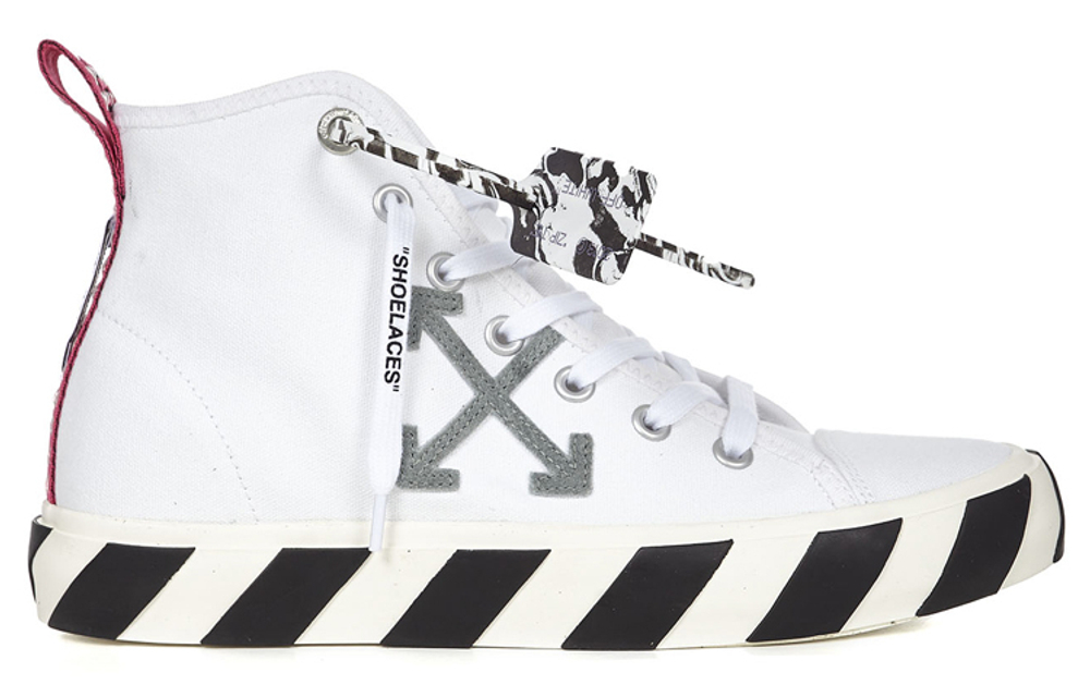 Off-White Vulcanised Mid-Top