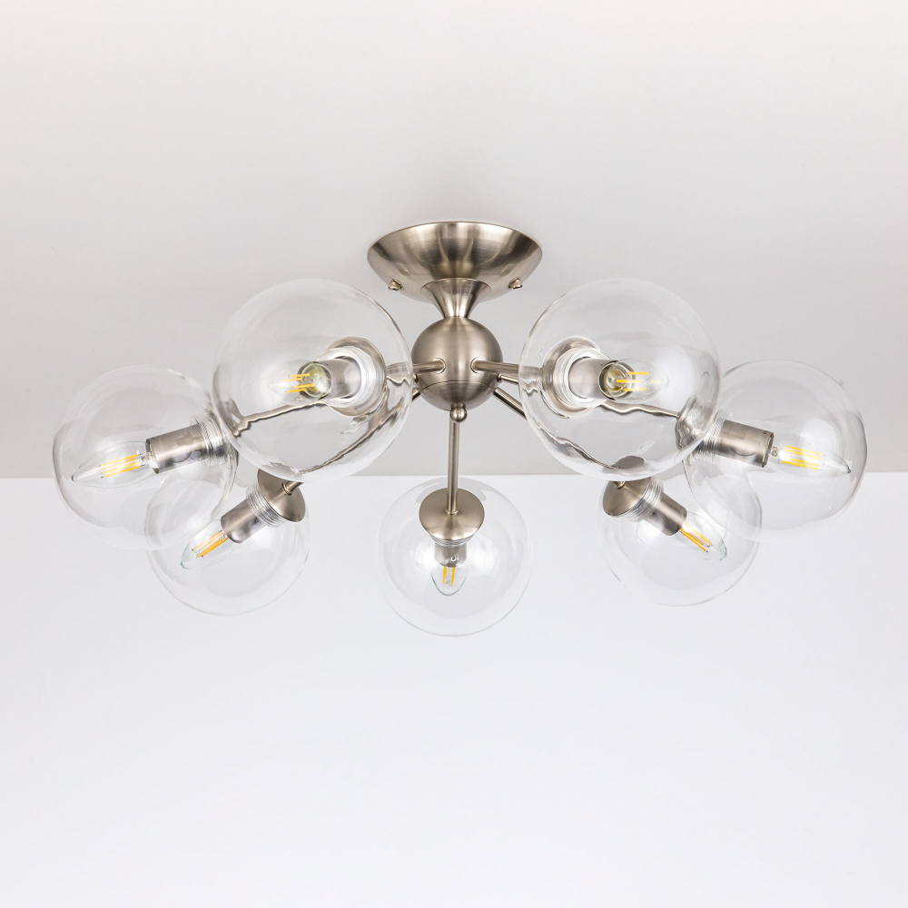 Citilux Томми CL102171 Люстра потолочная Матовый Хром