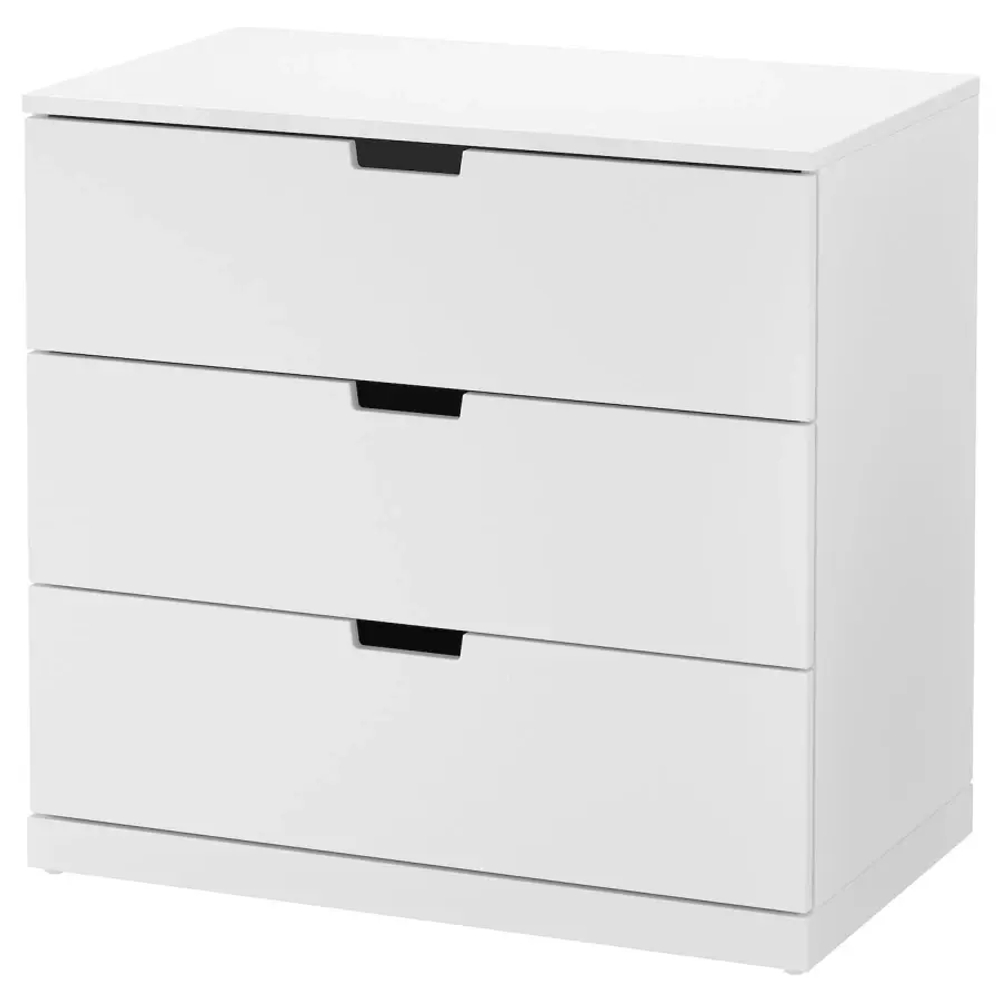 Комод - IKEA NORDLI/НОРДЛИ ИКЕА, 40х76х80 см, белый