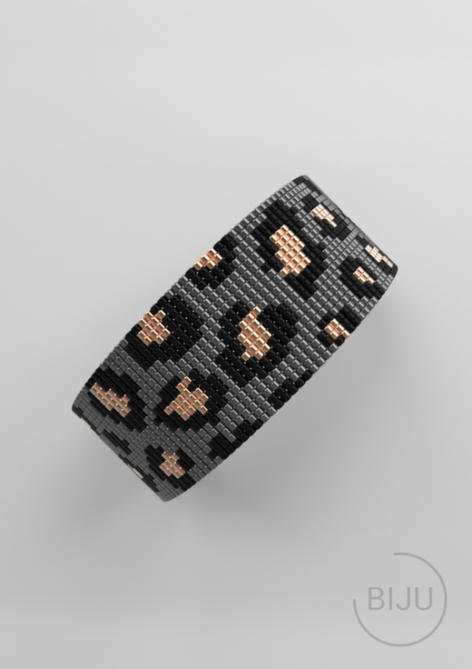 Схема LOOM, Схема браслета на станке, узор из Miyuki Delica 11/0, файл PDF, №461L