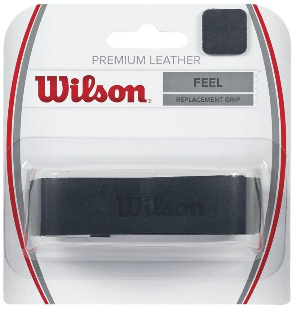 Теннисные намотки базовые Wilson Premium Leather black 1P