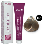 OLLIN SILK TOUCH 10/1 светлый блондин пепельный 60мл Безаммиачный стойкий краситель для волос