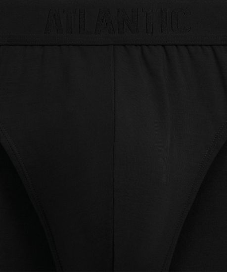 Мужские трусы (1шт) спорт Atlantic MP-1590, микромодал, черный