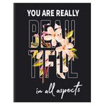 Тетрадь на кольцах А5 175х215 мм, 120 л., твердый картон, клетка, BRAUBERG, "Beauty", 404082