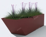 Уличный вазон для цветов Пика