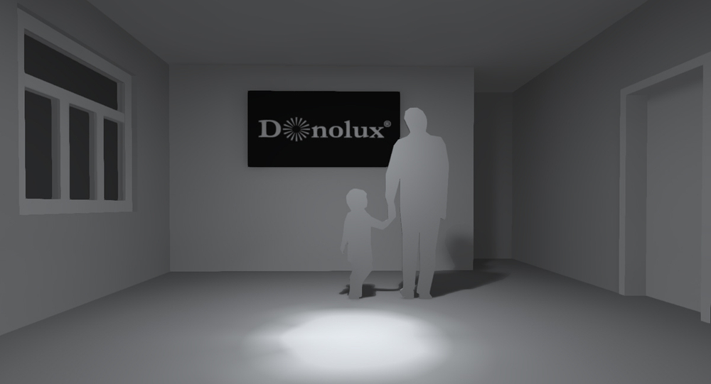 Светодиодный светильник для трехфазной шины,  15Вт