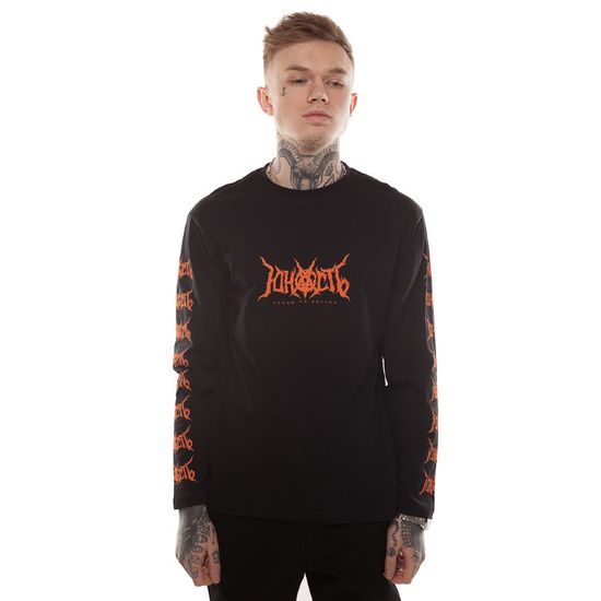 Лонгслив ЮНОСТЬ Танцы на костях Лого Чёрный