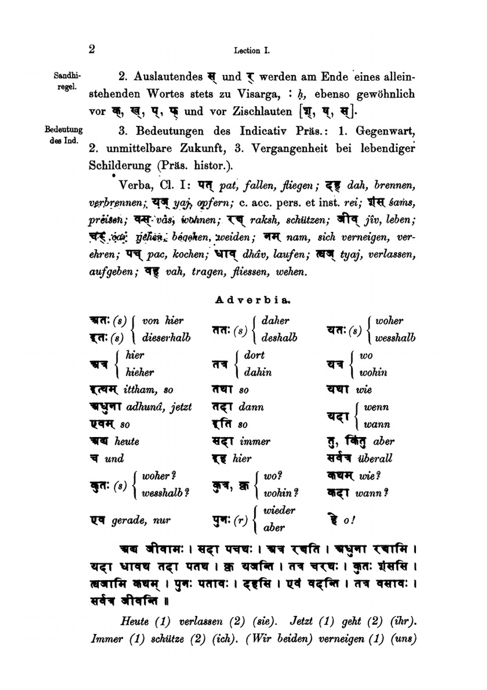 Leitfaden für den Elementarcursus des Sanskrit. Mit Übungsstücken und zwei glossaren | Georg Bühler