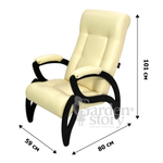 Кресло  Марси №51 арт.GS-00488 2уп (каркас венге, Экокожа Eva 2)