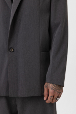 Костюм оверсайз однобортный Тёмно-серый