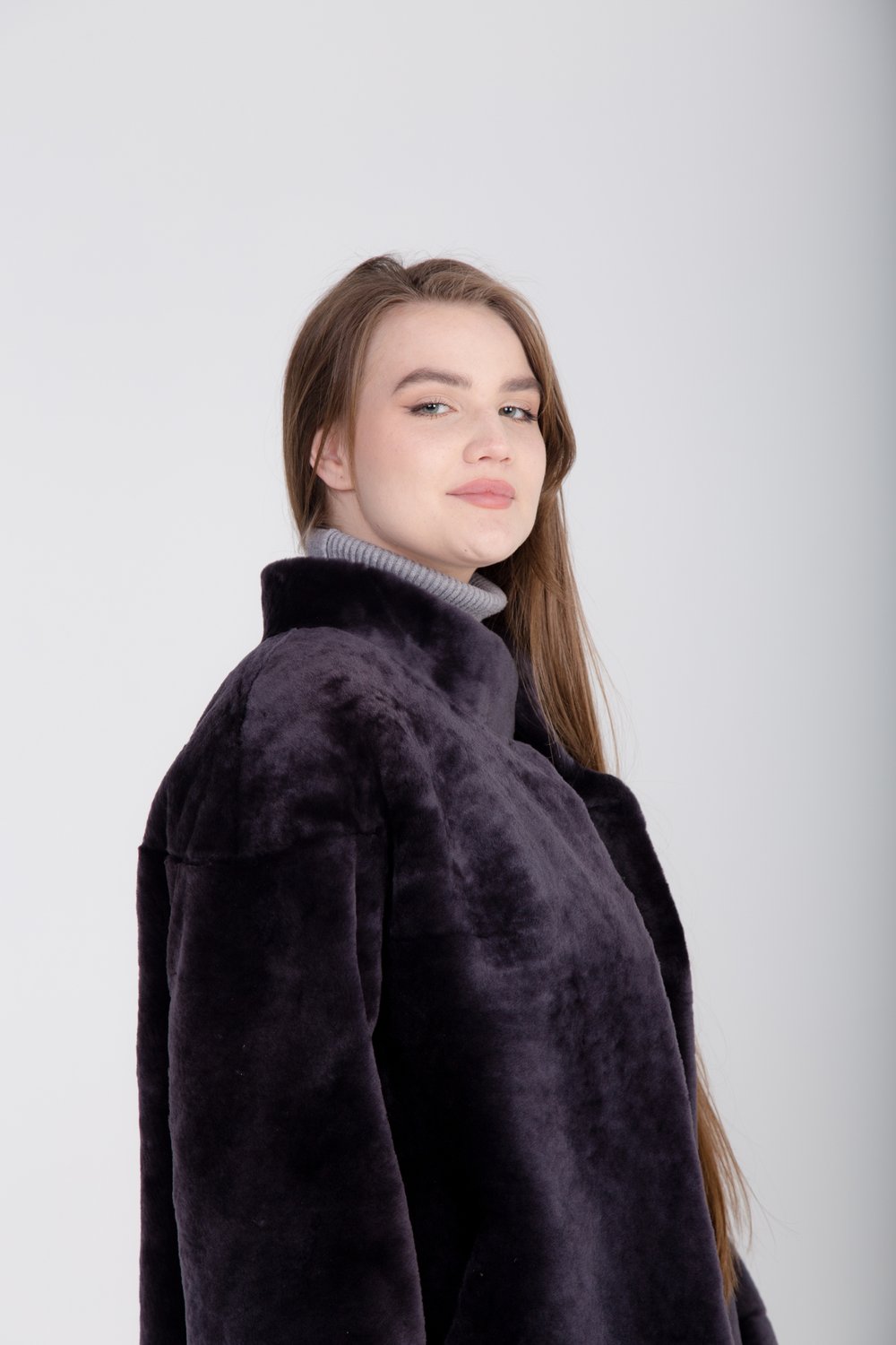 Женская Шуба/Манто из овчины