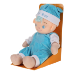 Пупс "мальчик в шапке" в упаковке 18х40х28см. (Hand)