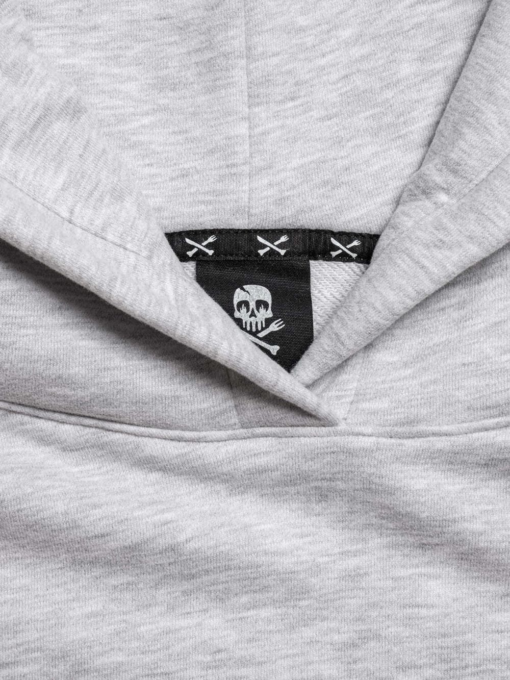 Худи Hardlunch Taste Control меланж серый