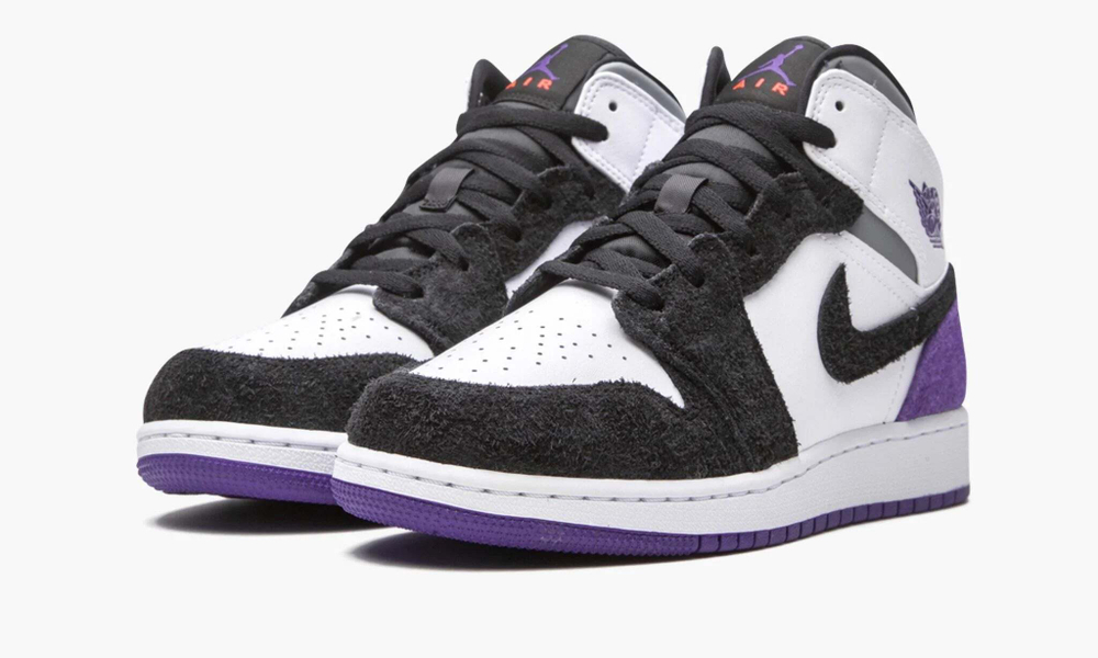 Air Jordan 1 Mid SE GS "Purple"